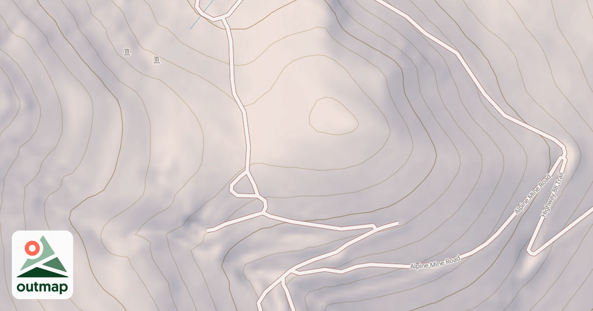 Map of DOUBLE CRATER LAKE TRAIL