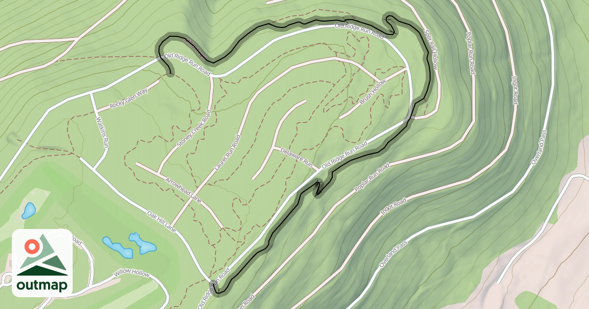 Map of MTB Trail