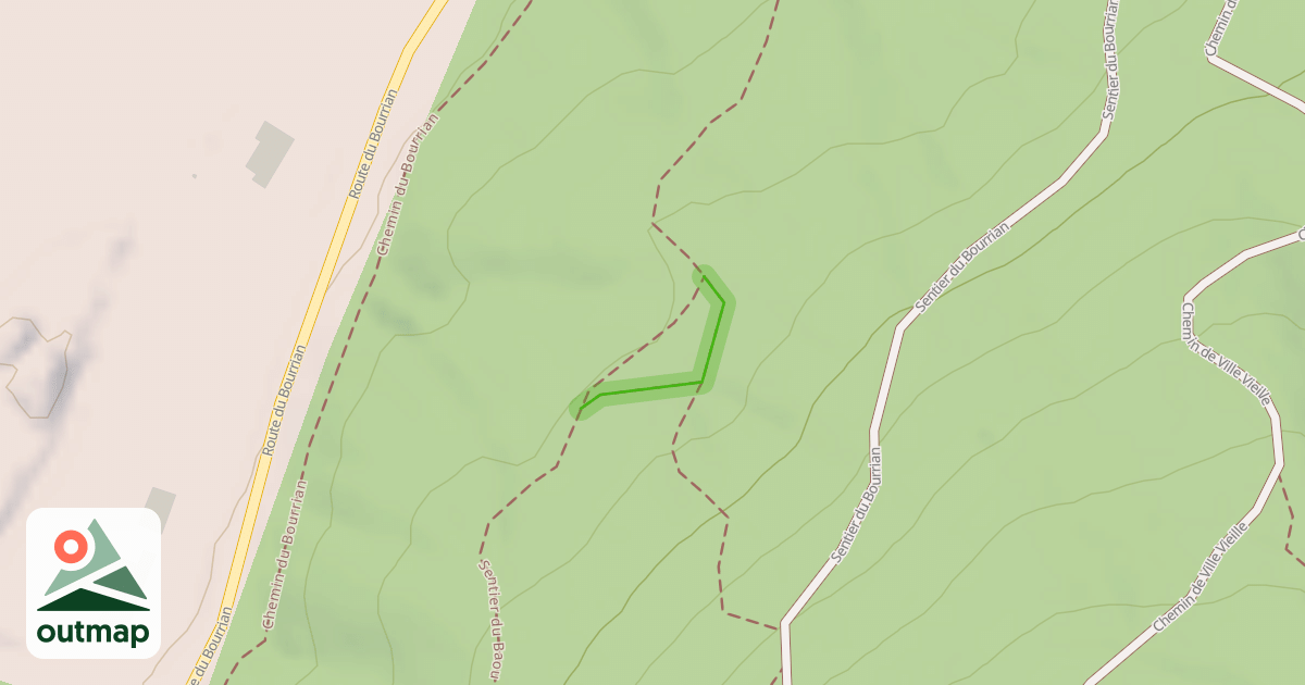 Map of Sentier du Baou