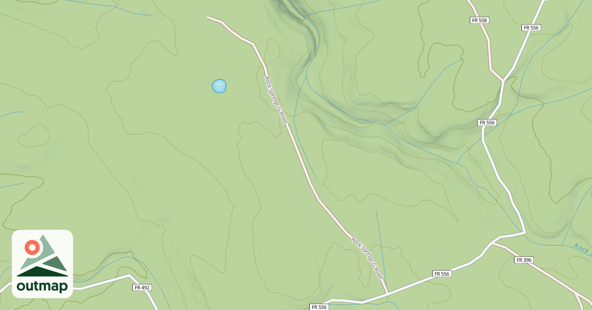 Map of ROCK SPRINGS G