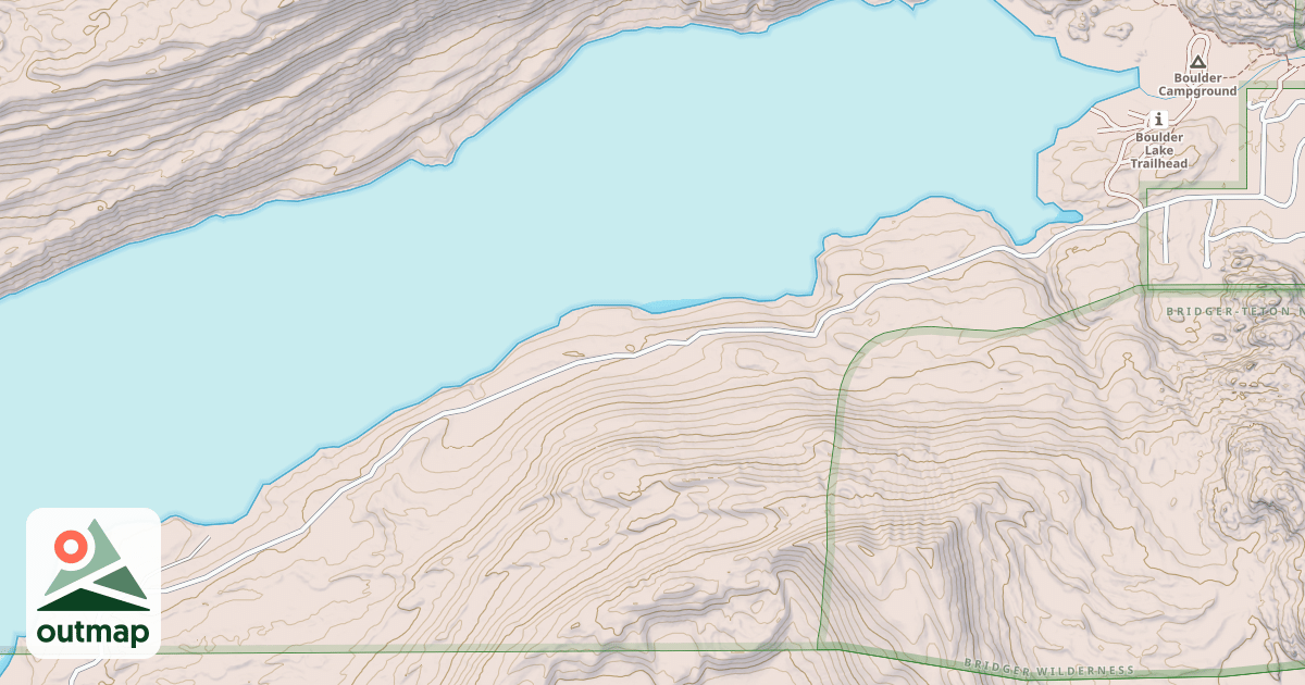 Map of BOULDER LAKE