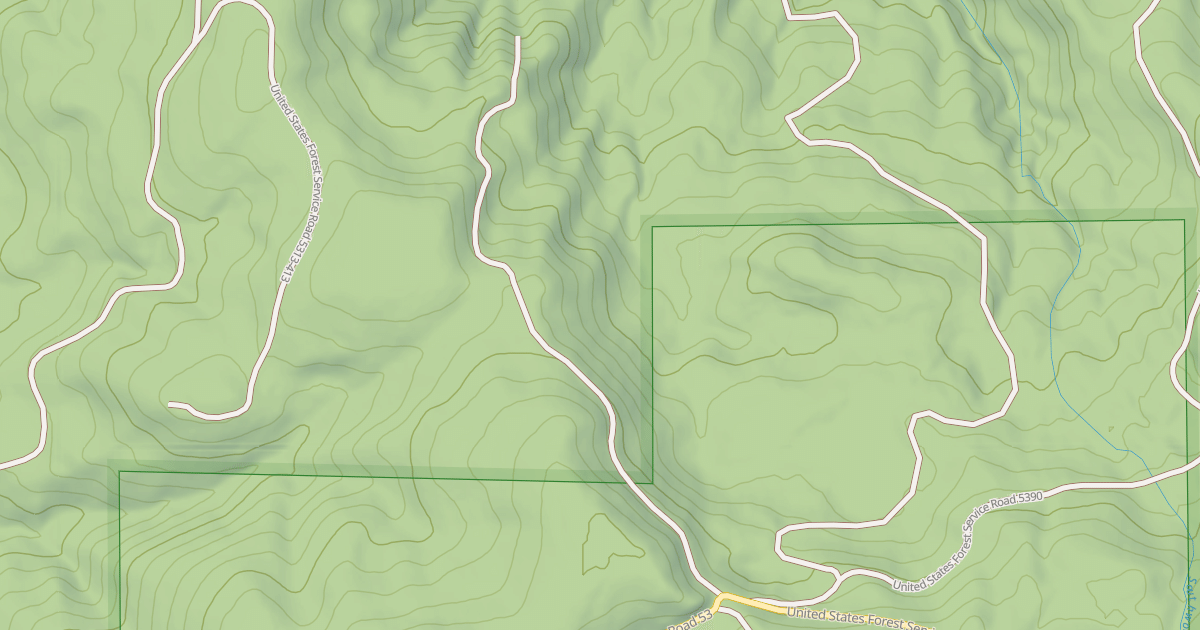 Map preview of USFS Motor Vehicle Use Map Roads {DB4B54AC-10D0-4DC0-8F30-1DE809896D31}