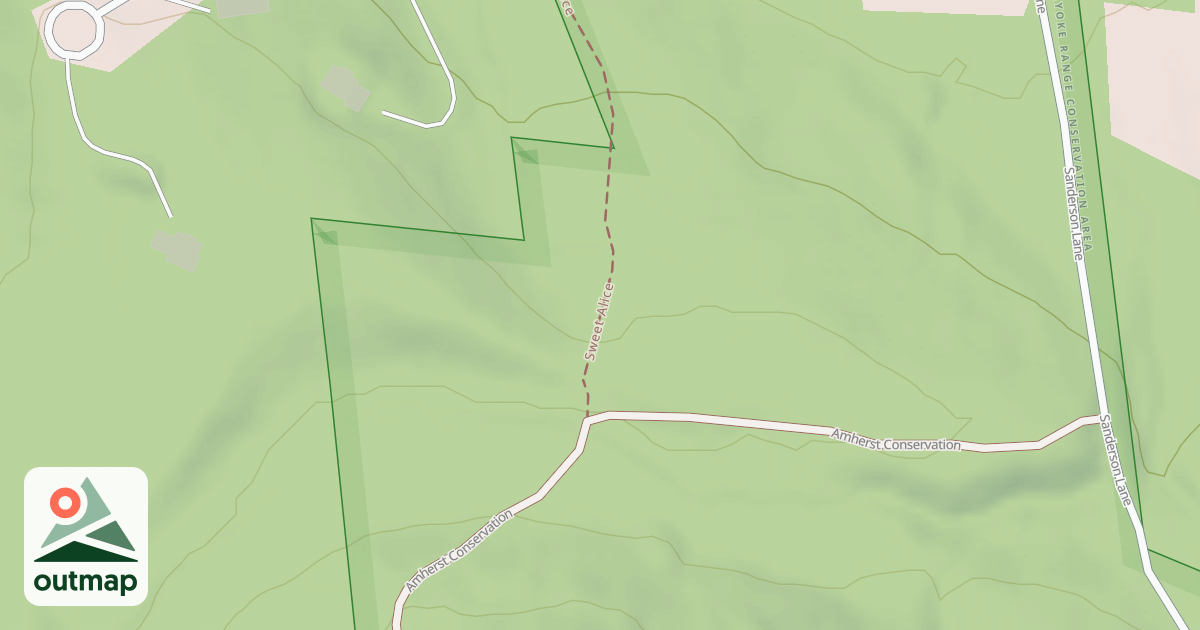 Map of Sweet Alice Trail
