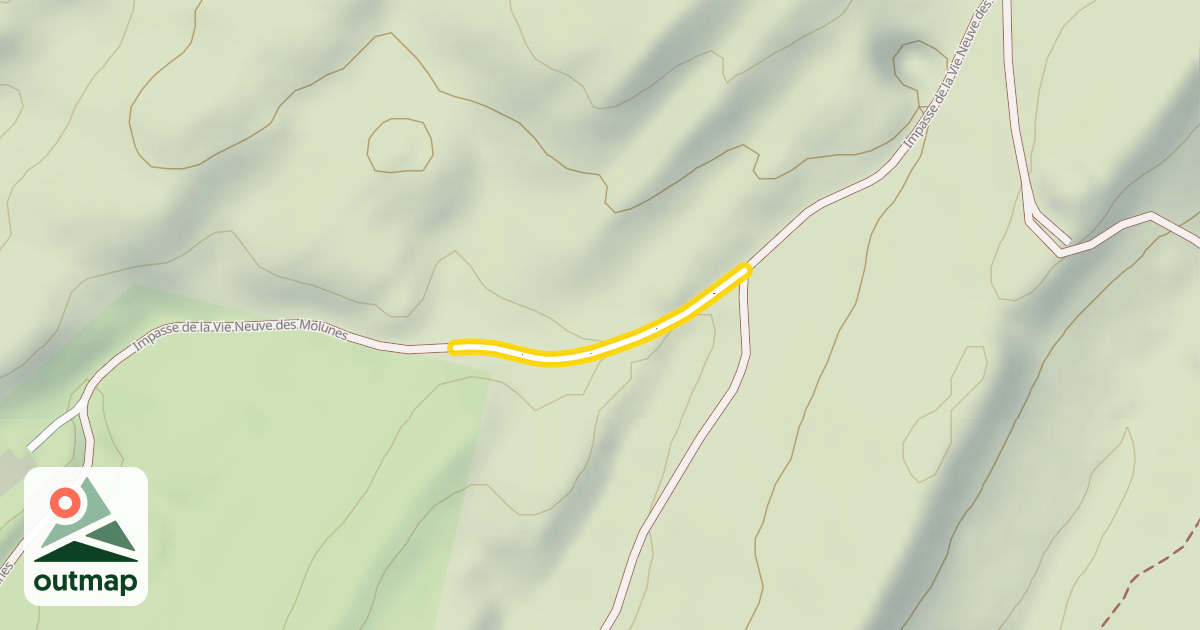 Map of Impasse de la Vie Neuve des Molunes