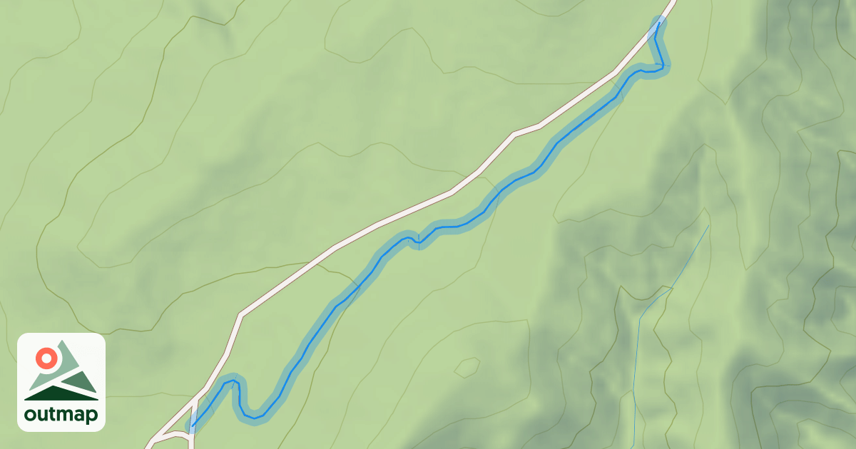 Map of Pine Valley Connector Trail