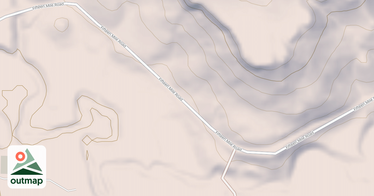 Map of FIFTEEN MILE