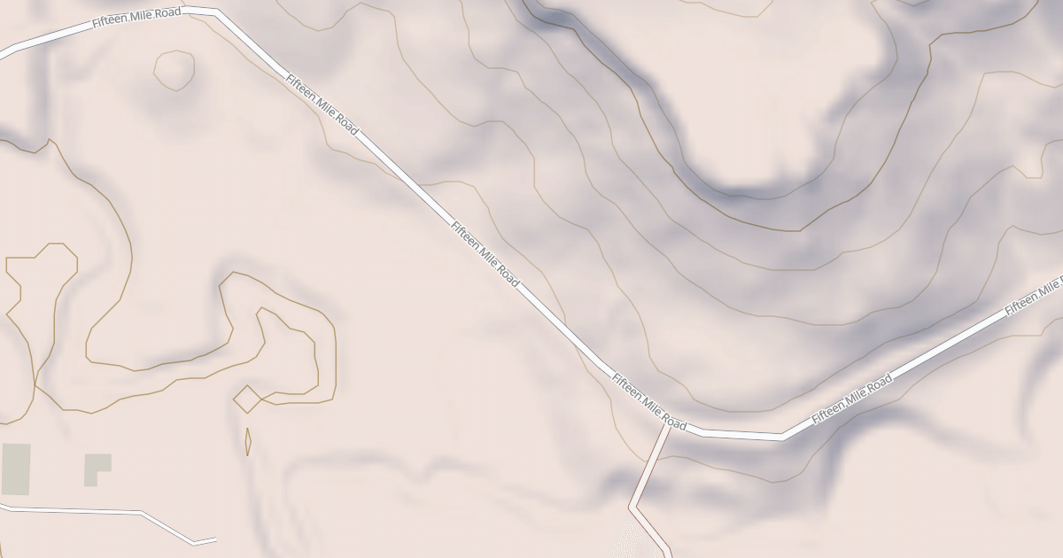Map preview of FIFTEEN MILE