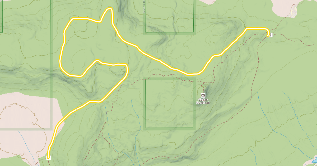 Map preview of Homestead Loop