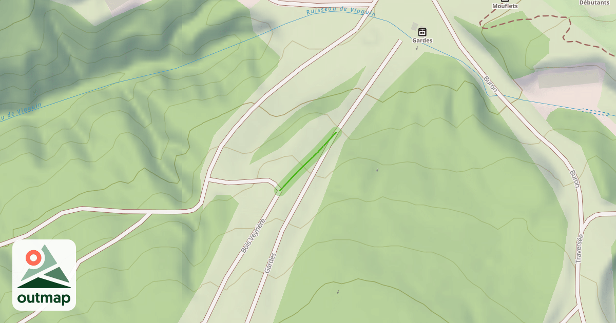 Map of Bois Veyrière