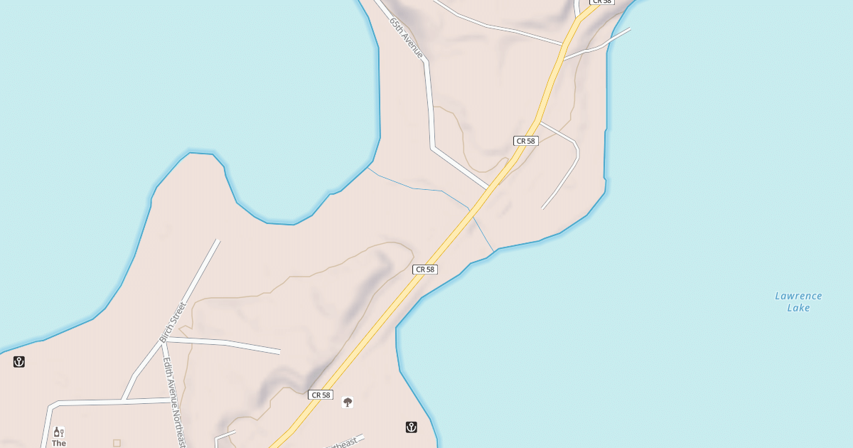 Map preview of Emily/Outing Trail