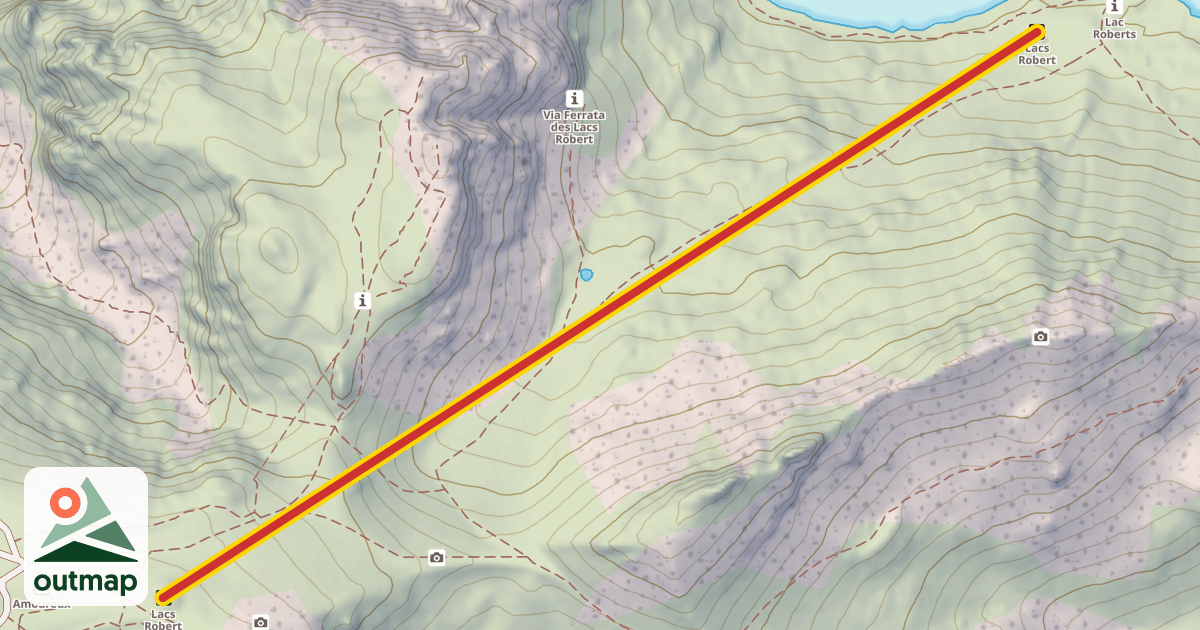 Map of Lacs Robert