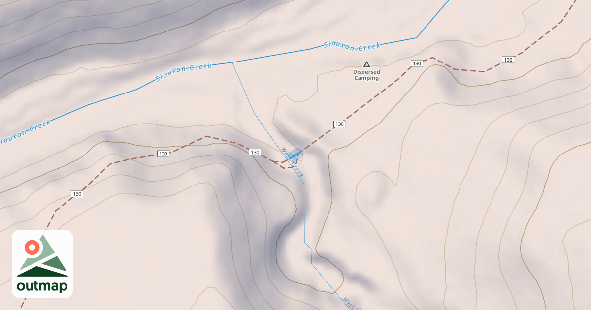 Map of Siouxon Trail #130