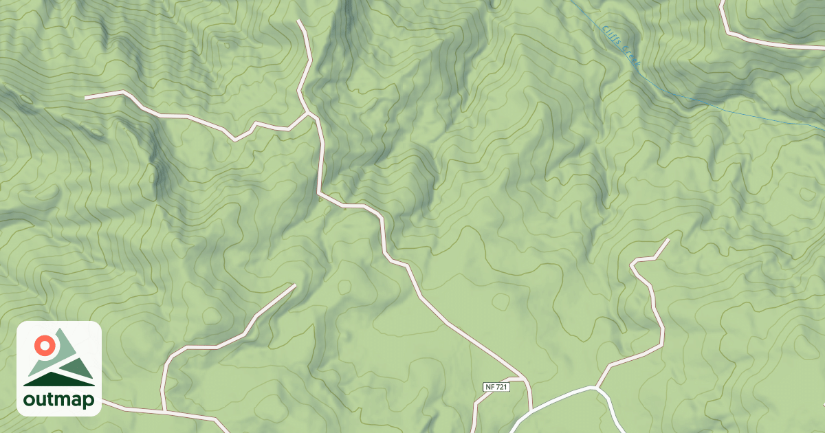 Map of USFS Motor Vehicle Use Map Roads {F1ECF1E8-E69A-4C08-987C-EA7915CA669D}