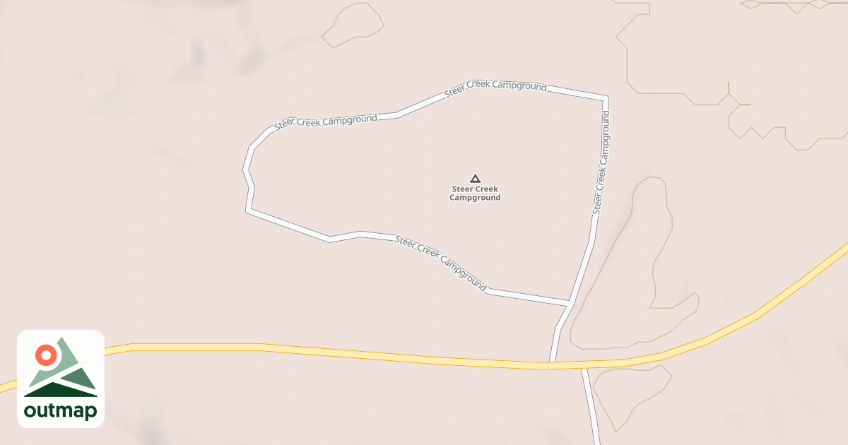 Map of STEER CREEK CAMPGROUND