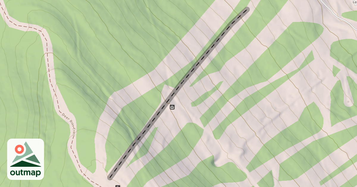 Map of Lift Line Glade
