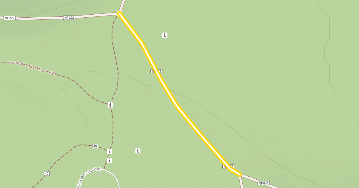 Map preview of Forest Road 4600-222