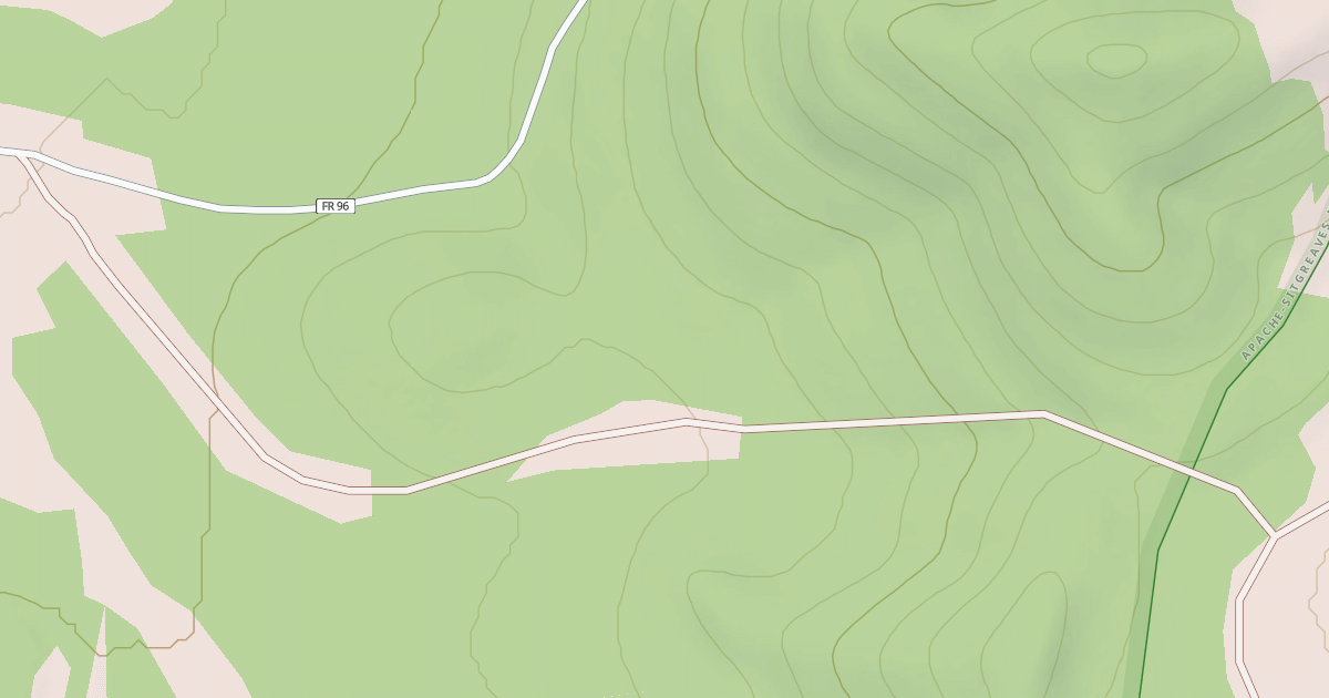 Map preview of USFS National Forest System Roads {4E392B8B-5B20-451B-93E4-DEC918F80A94}
