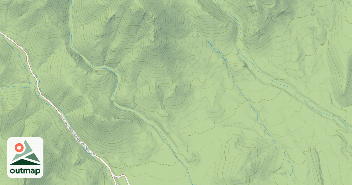 Map of HOUSE CANYON ROAD