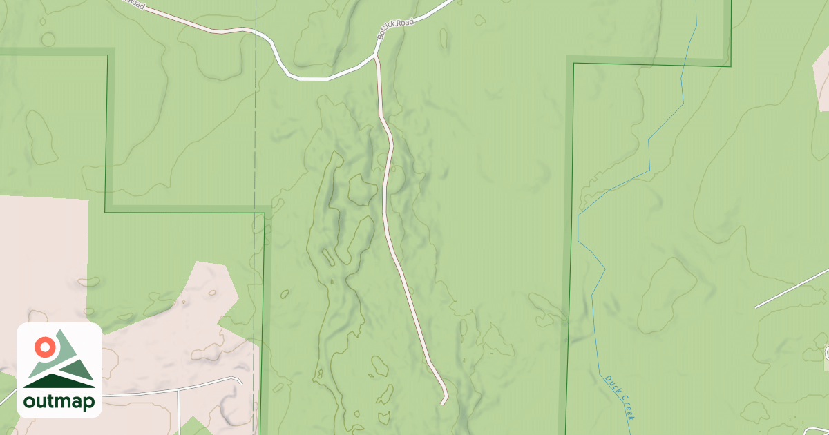Map of BORZICK ROAD