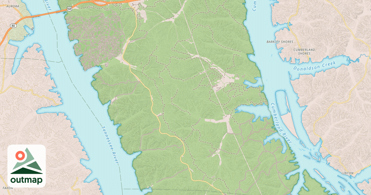 Map of LICK CREEK  ROAD