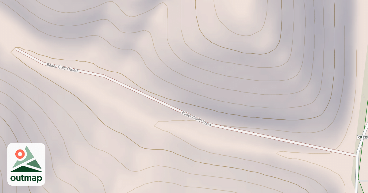 Map of BAKER TRAIL