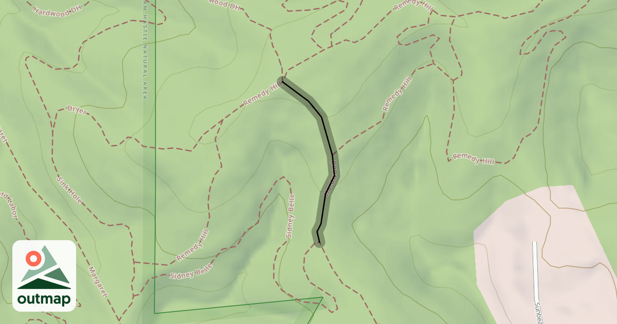 Map of Hardwood