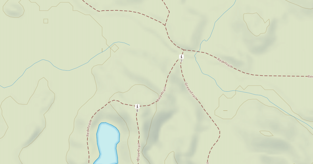 Map preview of Bald Mountain Rec. Area - Red Trail