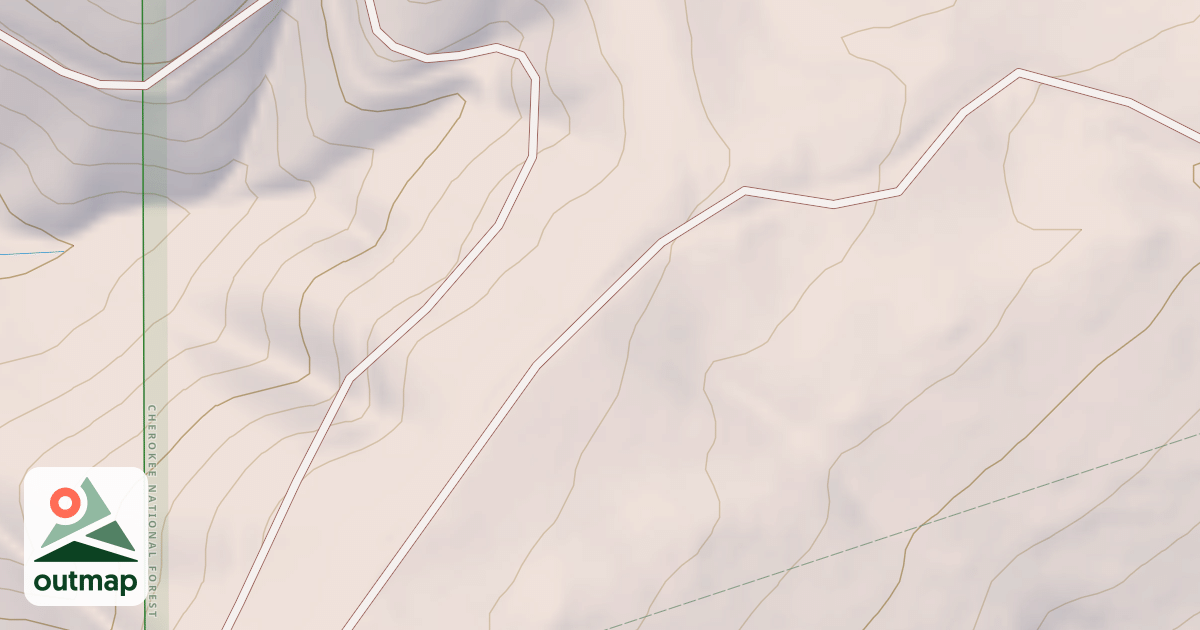 Map of STARR MTN. in McMinn
