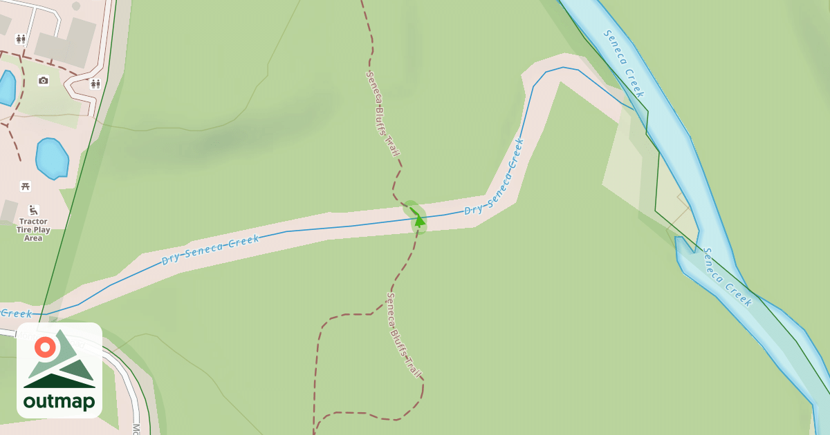 Map of Seneca Bluffs Trail