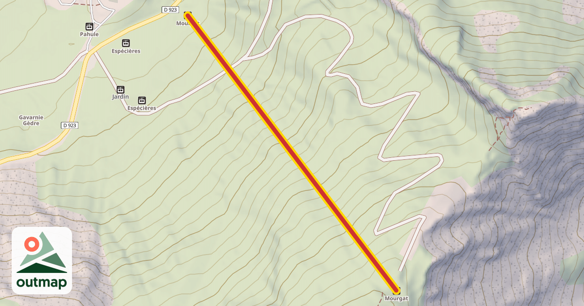 Map of Mourgat