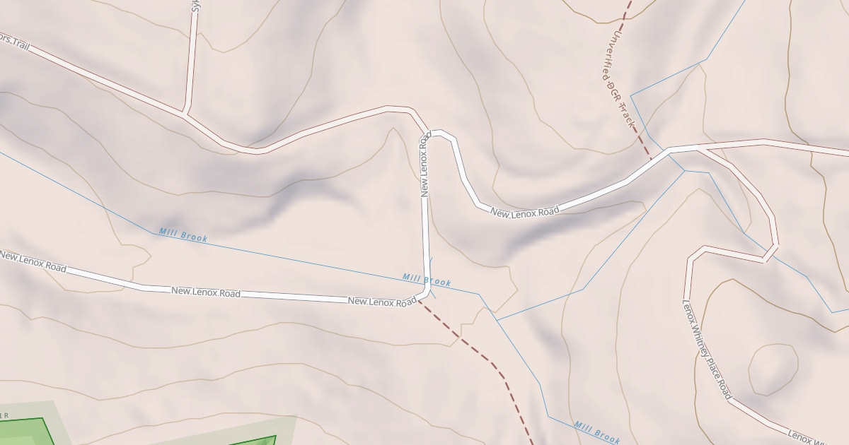 Map preview of New Lenox Road