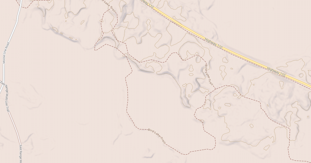 Map preview of BIRD LAKE ATV SPUR A