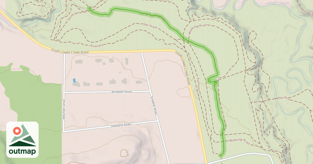 Map of Long Trail North