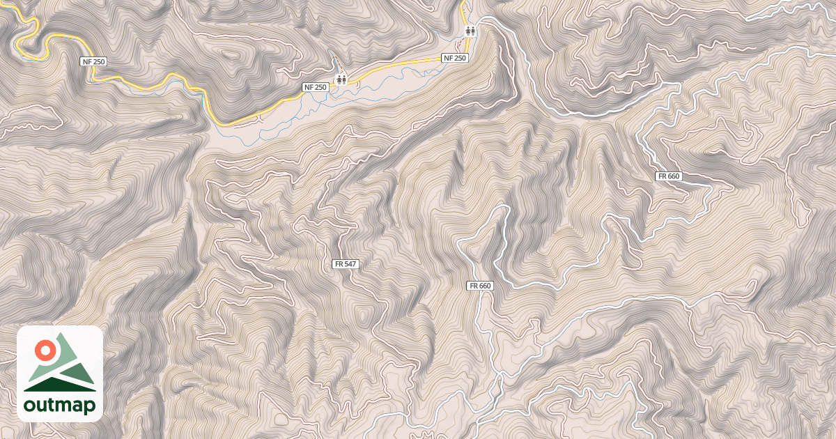 Map of HEMLOCK RIDGE