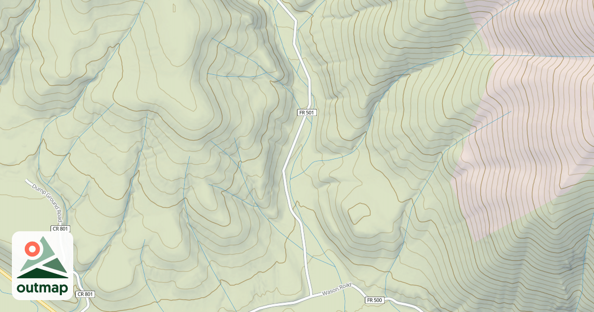 Map of DRY GULCH