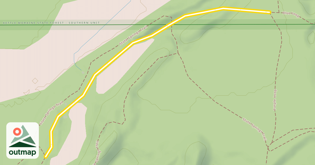 Map of Blue Loop