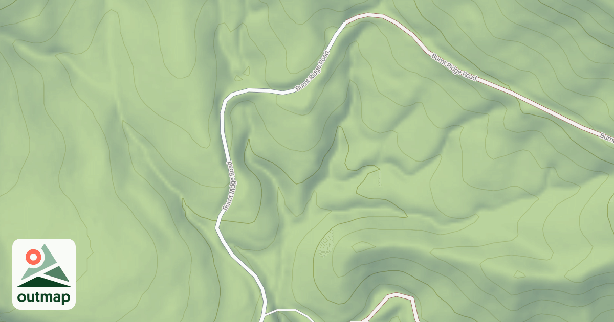 Map of BURNT RIDGE