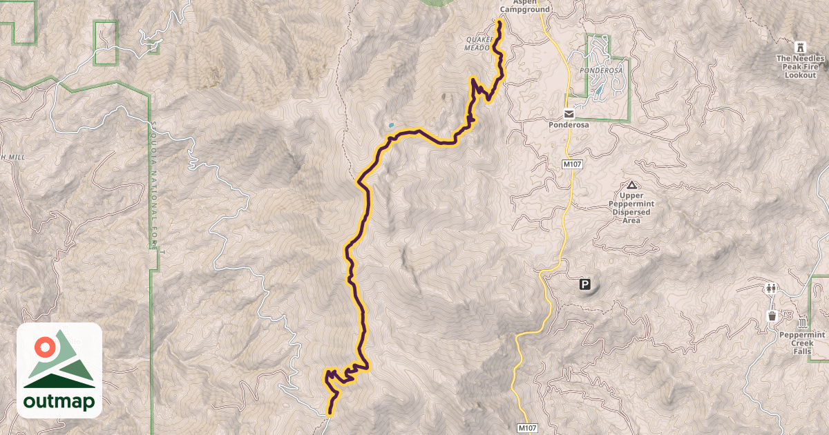 Map of Summit Trail