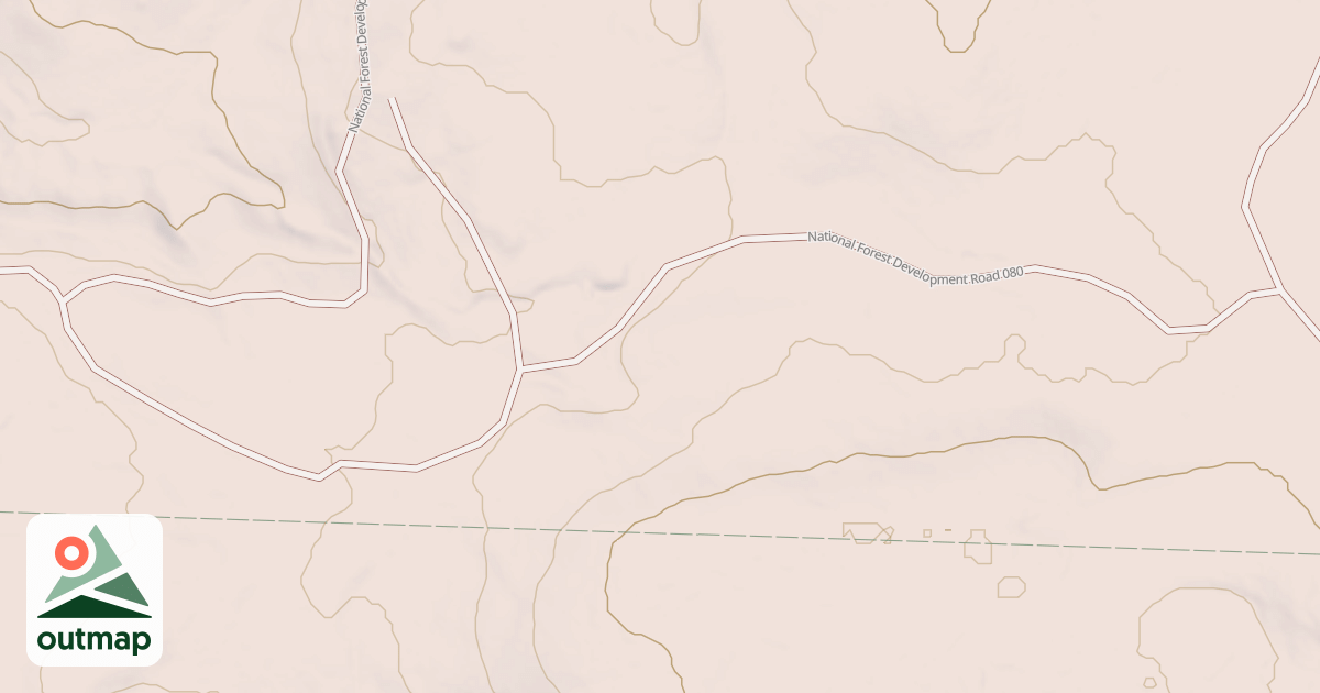 Map of USFS National Forest System Roads {6FD43979-5B87-42B2-88D6-47049DC8C6D9}