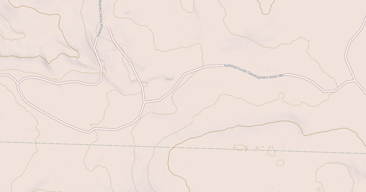 Map preview of USFS National Forest System Roads {6FD43979-5B87-42B2-88D6-47049DC8C6D9}
