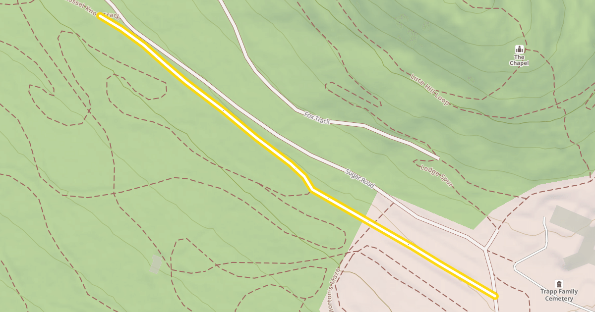 Map preview of Russell Knoll Track (To Picnic Knoll)