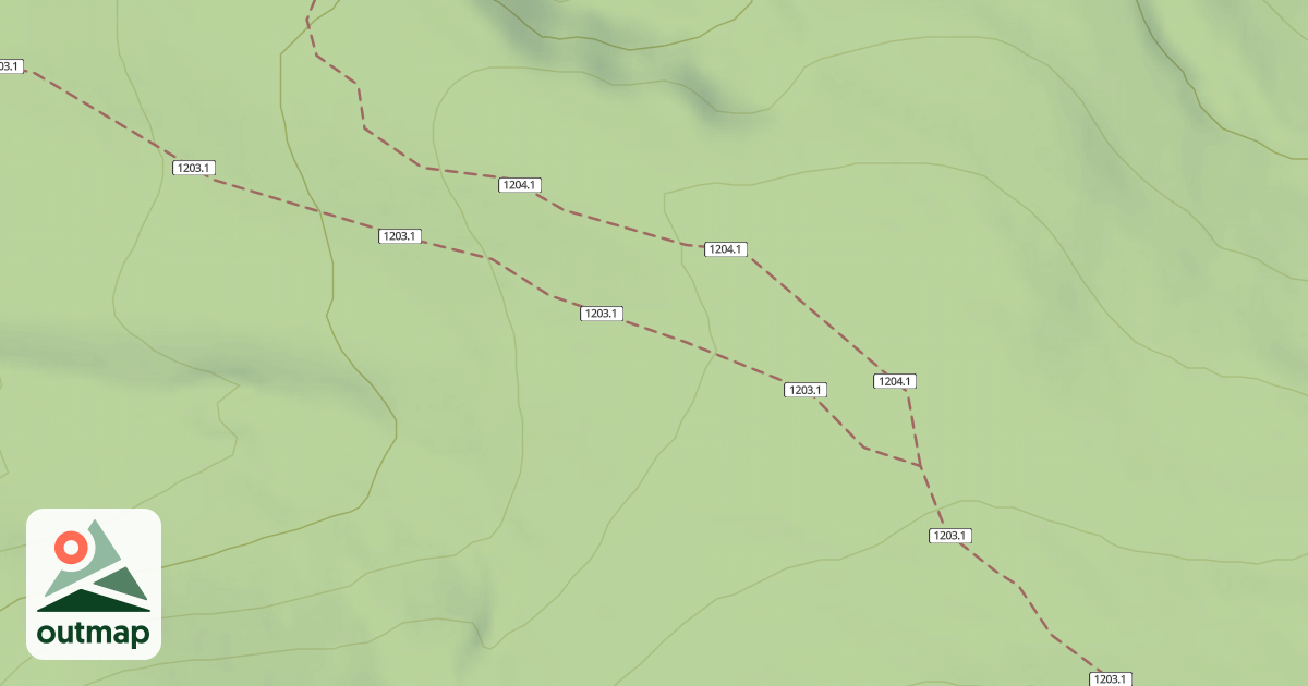Map of Farwell Mtn