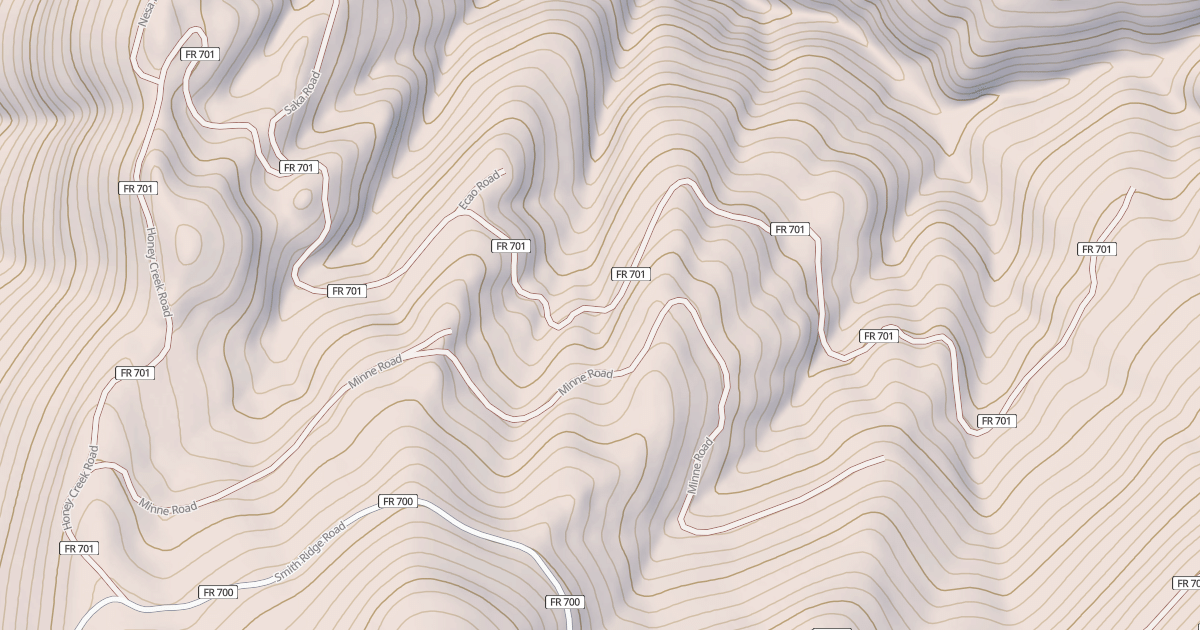 Map preview of HONEY CREEK