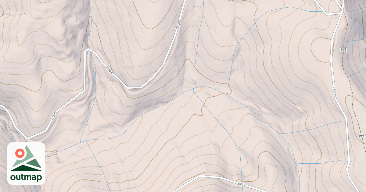 Map of CHINA GULCH SPUR A
