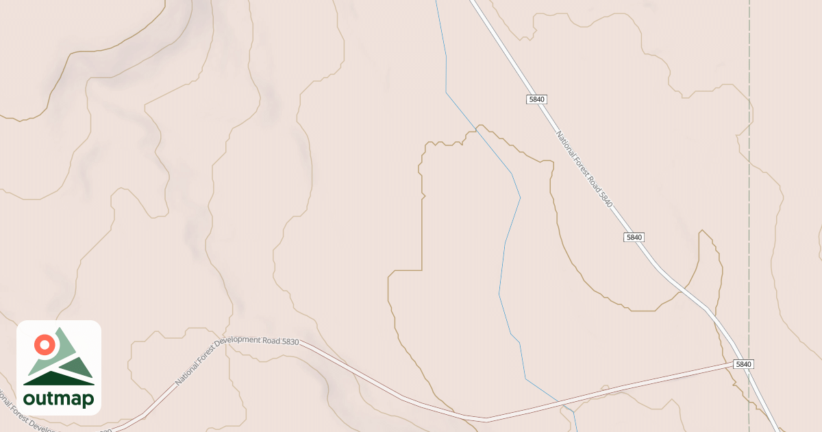 Map of USFS Motor Vehicle Use Map Roads {537CCD3C-DEFB-4A79-A61D-B175C0575A7C}