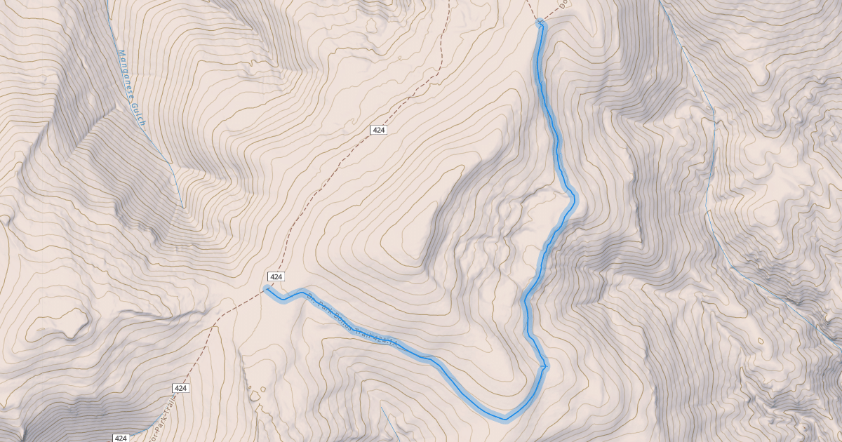 Map preview of Dr. Park Bonus Trail 424.1A