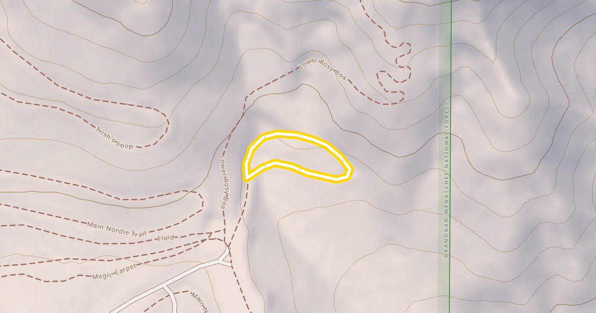Map preview of Lasso Loop