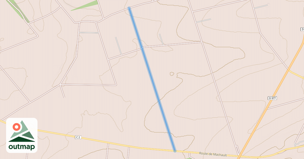 Map of Chemin de Rogère