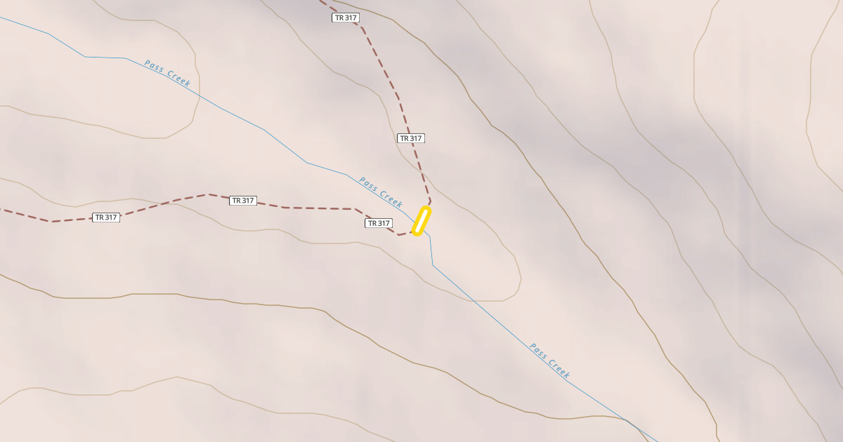 Map preview of Resurrection Pass Trail