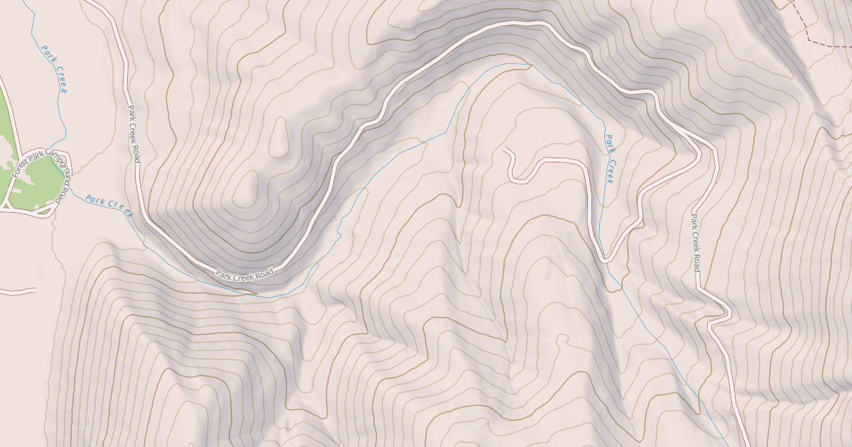 Map preview of PARK CREEK
